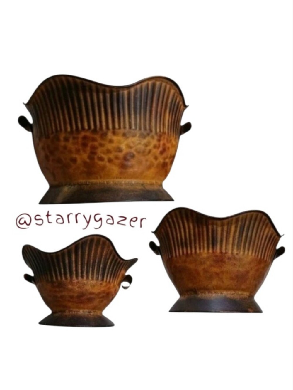 Southern Living At Home Italian Planter 3-PC Set RARE